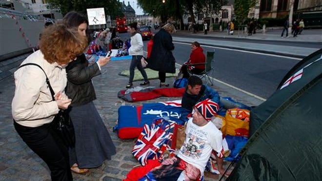 Britain Royal Wedding Fan